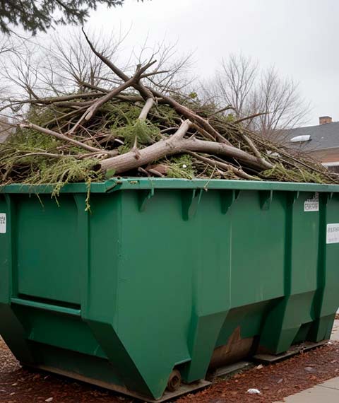 location de benne à déchets verts